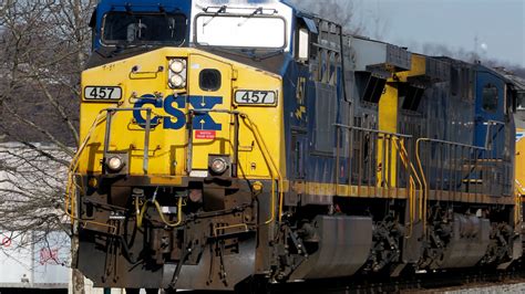 CSX’s second-quarter profit declined as the railroad delivered fewer imported goods